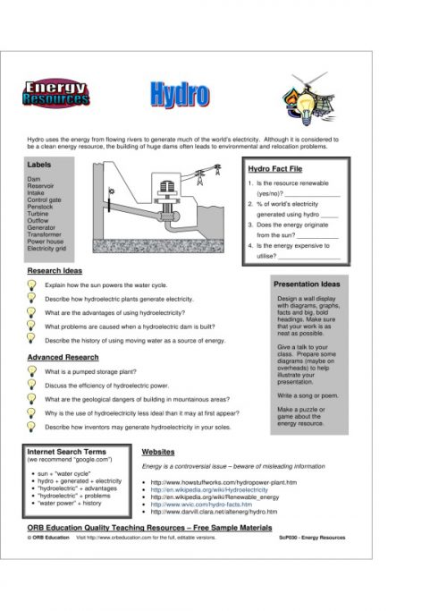 Energy Resources Research